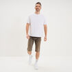 Bermuda short en jean regular denim gris homme