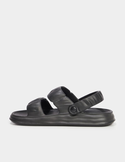 Sandales brides ajustables Wamea Beach noir femme