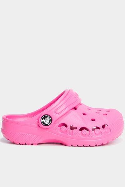 Sabots de plage Crocs rose fluo fille