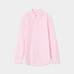 Chemise manches ajustables 1 poche coton rose femme