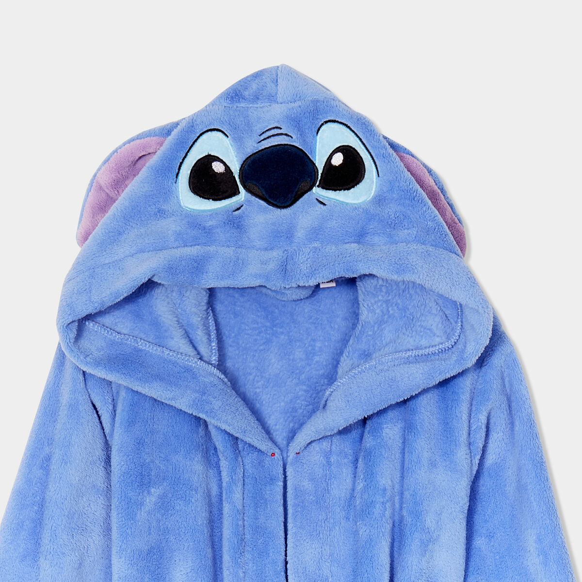 Peignoir effet polaire à capuche Stitch bleu fille La Halle