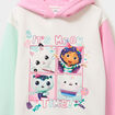 Sweat hoodie Gabby et la maison magique multicolore fille