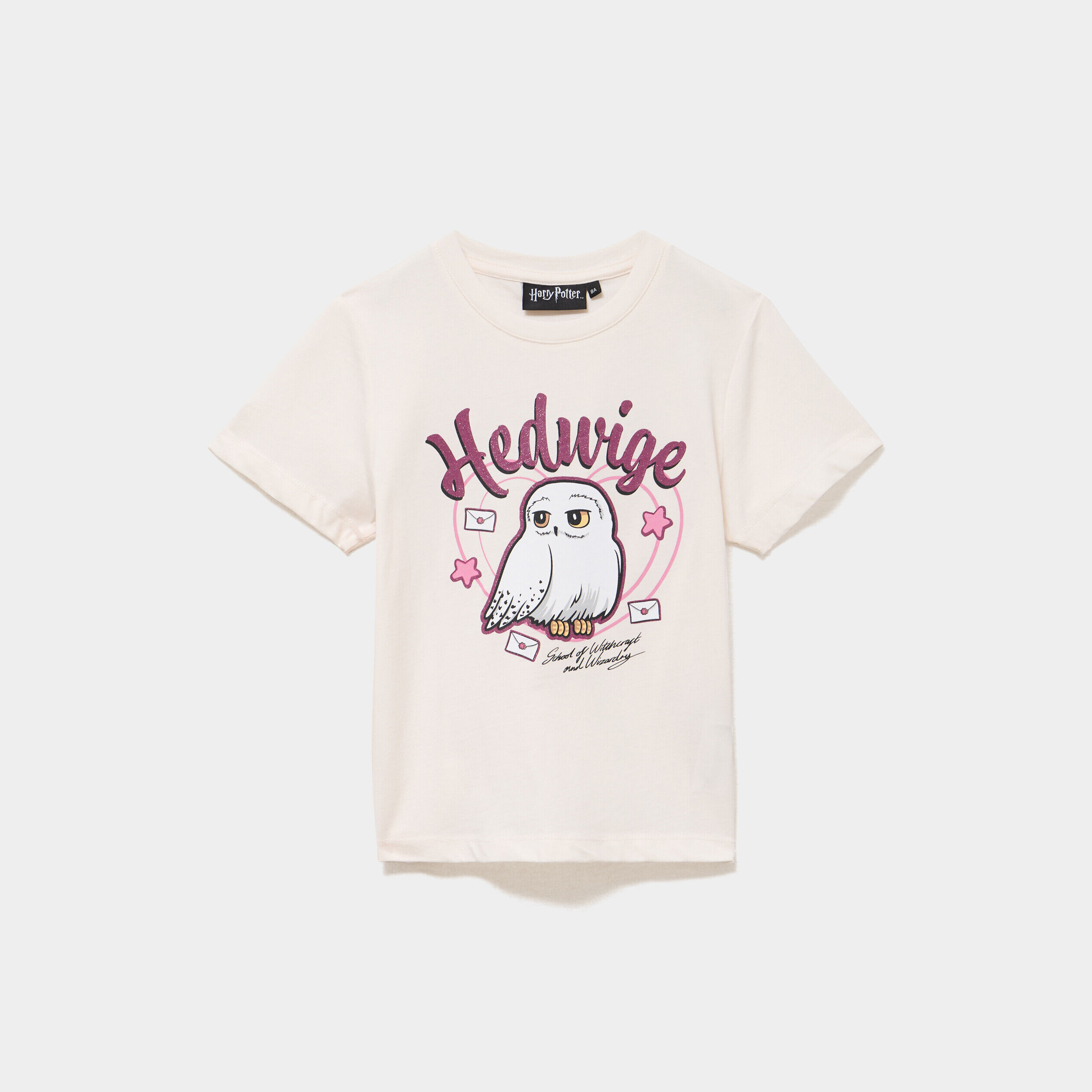 T-shirt manches courtes Harry Potter beige fille