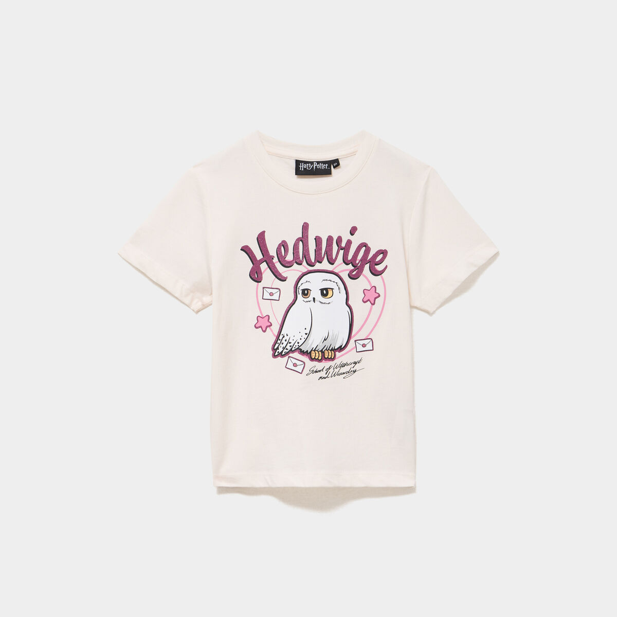 T-shirt manches courtes Harry Potter beige fille