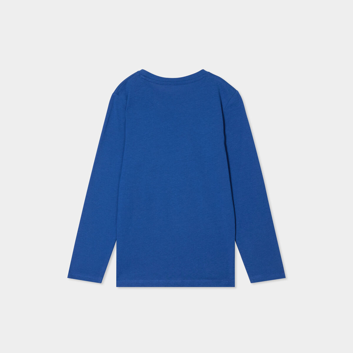 T-shirt manches longues bleu garçon