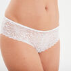 Shorty en dentelle blanc femme