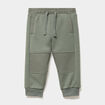 Pantalon de jogging molletonn&eacute; vert kaki b&eacute;b&eacute; gar&ccedil;on