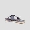 Mules brides larges croisées gris homme