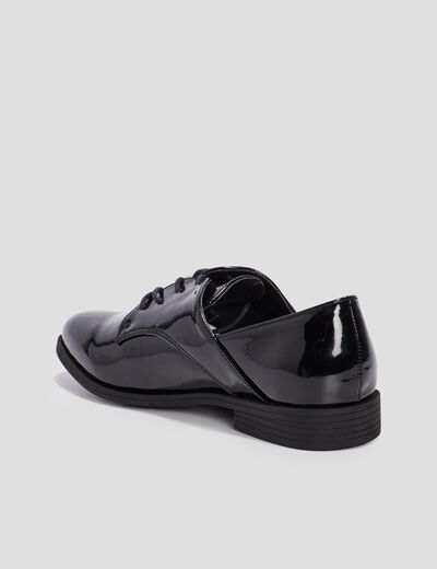 Derbies vernies noir femme