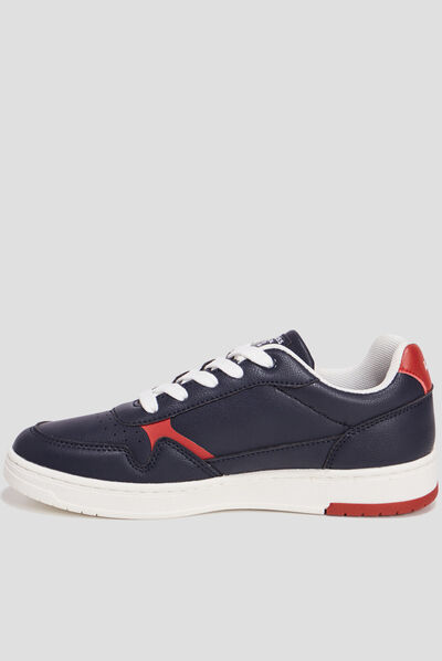 Tennis à lacets Levi's bleu marine garçon