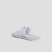 Chaussons mules petits coeurs gris femme
