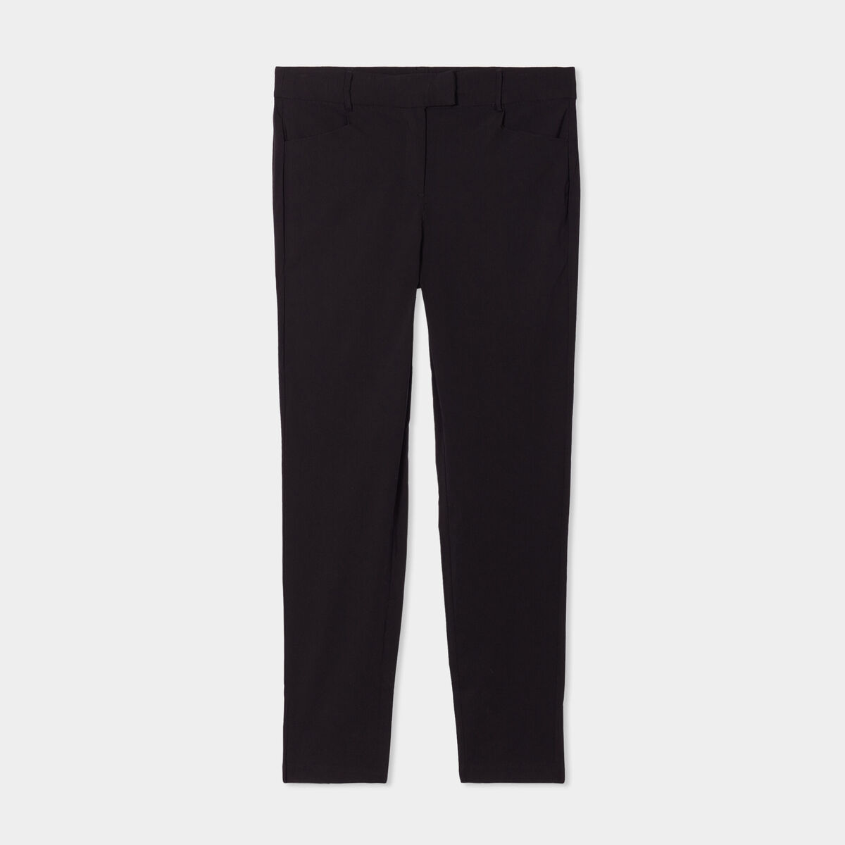 Pantalon skinny noir femme grande taille