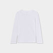 T-shirt manches longues blanc garçon