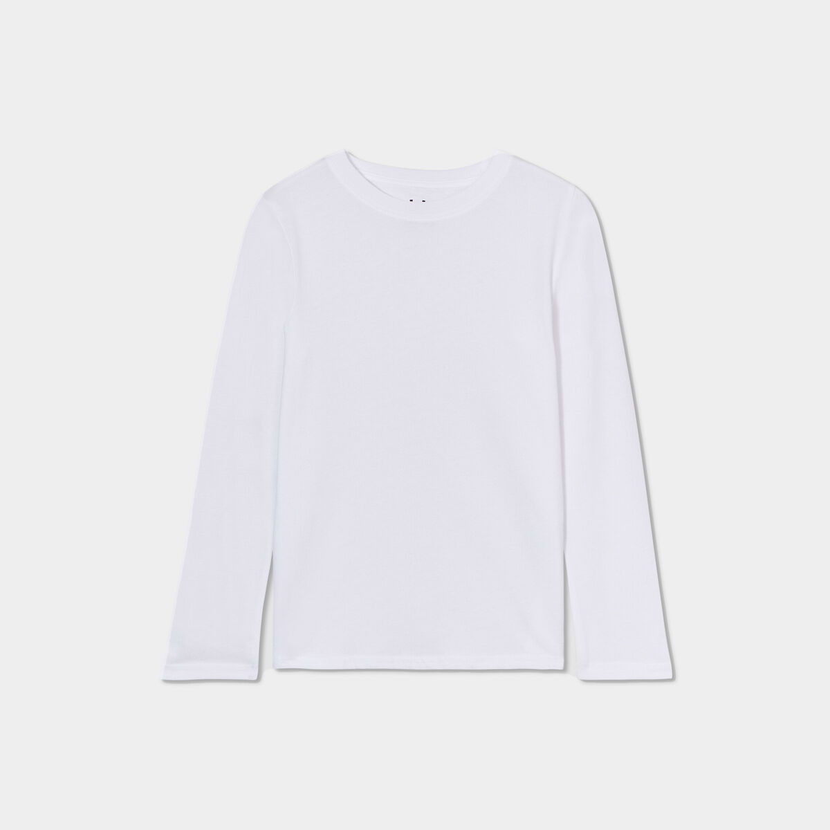 T-shirt manches longues blanc garçon
