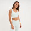 Brassi&egrave;re de sport dos nageur bleu turquoise femme