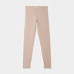 Legging long taille haute sable femme