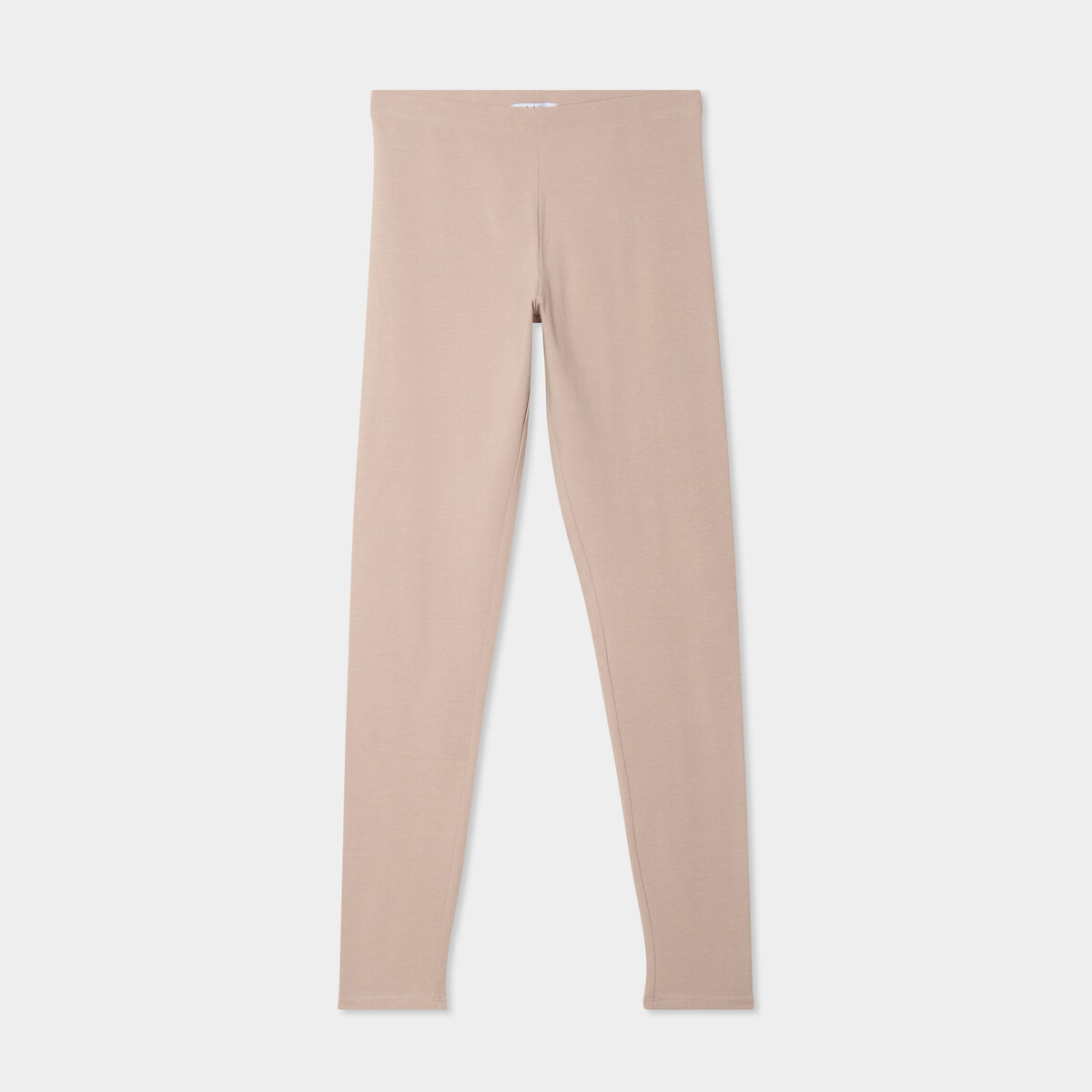 Legging long taille haute sable femme