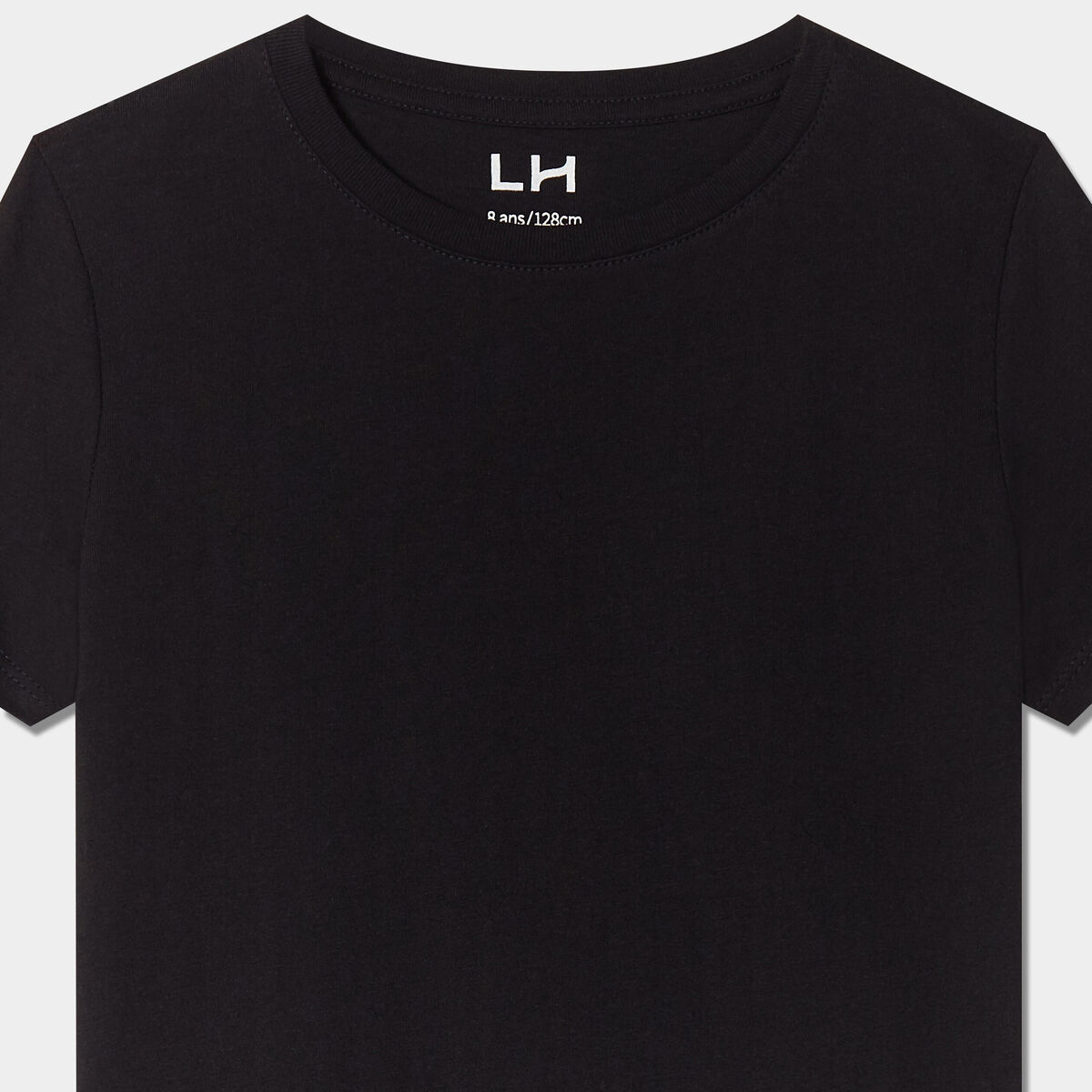 T-shirt manches courtes noir garçon