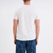 T-shirt manches courtes col rond coton blanc homme