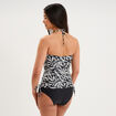 Tankini avec noeuds noir femme