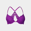 Soutien-gorge maxi push-up violet femme