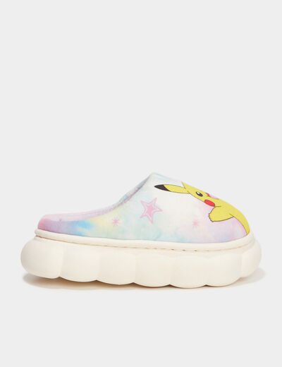 Chaussons mules Pokémon Pikachu multicolore fille