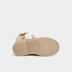 Bottes fourr&eacute;es zipp&eacute;es avec boucles camel fille