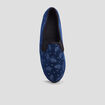 Chaussons emboîtants bleu marine femme