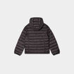 Doudoune l&eacute;g&egrave;re &agrave; capuche imperm&eacute;able noir fille