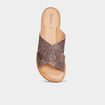 Mules brides croisées en cuir Kickers noir femme