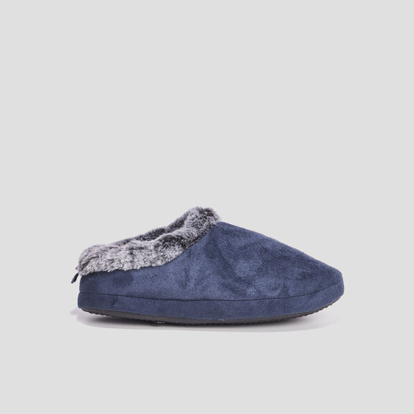chaussons emboitant a col bleu homme Chaussons emboîtant à col bleu homme