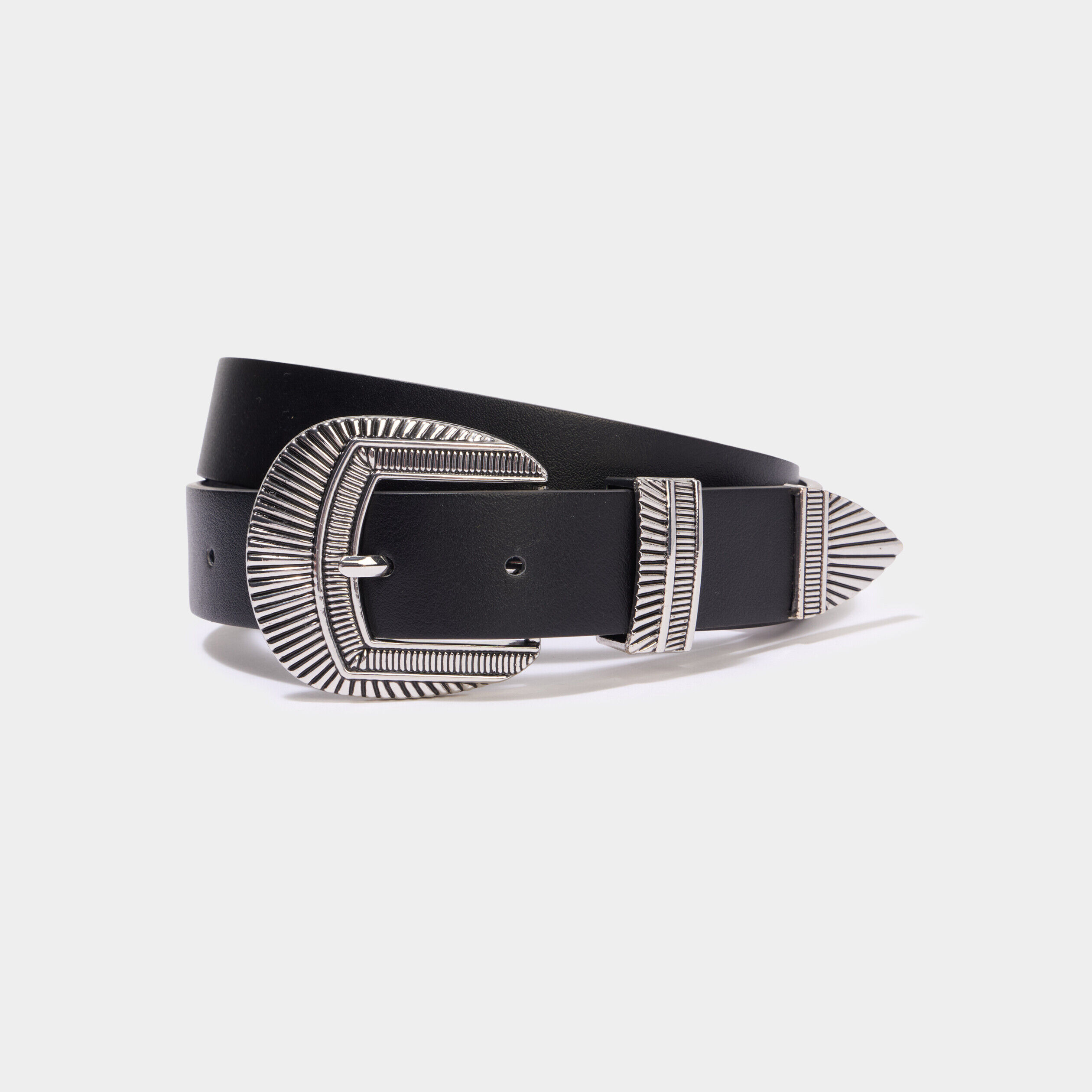 Ceinture noir femme LH
