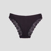 Lot 2 culottes avec dentelle noir femme