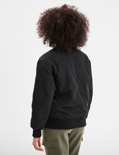 Veste bomber zippée Liberto noir femme