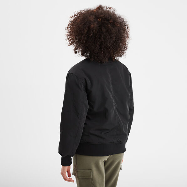 veste bomber zippee liberto noir femme Veste bomber zippée Liberto noir femme