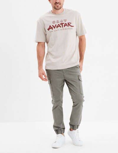 T-shirt manches courtes coton Avatar sable homme