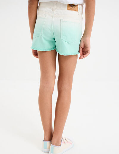 Short droit 5 poches Creeks bleu clair fille