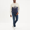 Sweat à capuche hoodie Creeks bleu marine homme