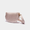 Sac banane arrondi couleur or femme