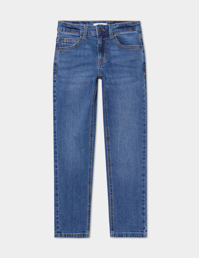 Jeans denim regular 5 poches denim double stone garçon