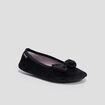 Chaussons ballerines Isotoner noir femme