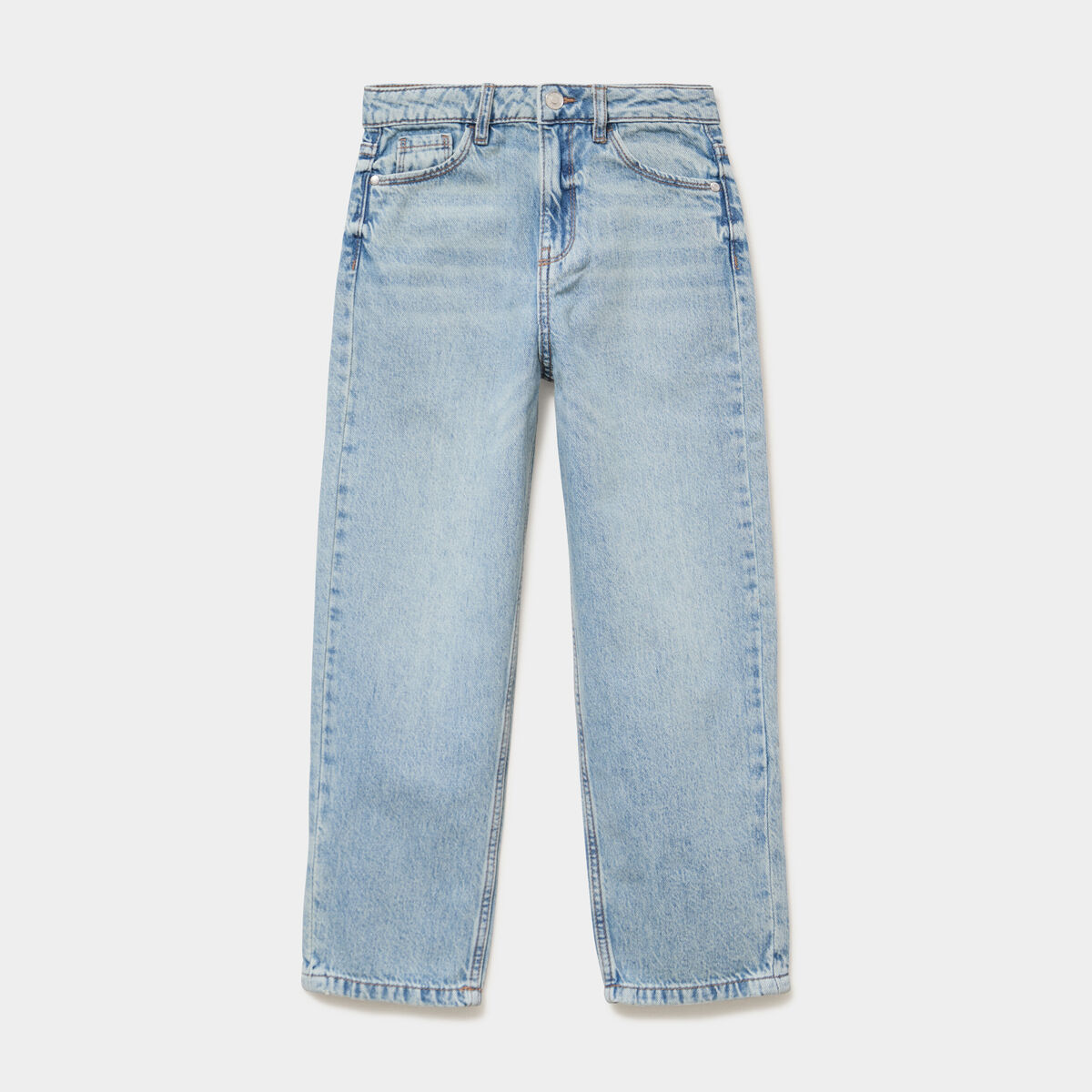 Jean regular 5 poches coton denim double stone fille
