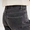 Jeans droit 7/8ème coton denim gris femme