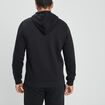 Sweat &agrave; capuche hoodie molleton noir homme