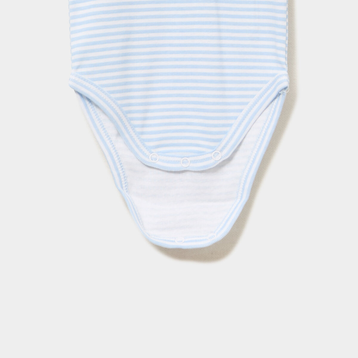 Lot 3 bodies US coton manches courtes bleu ciel b&eacute;b&eacute;