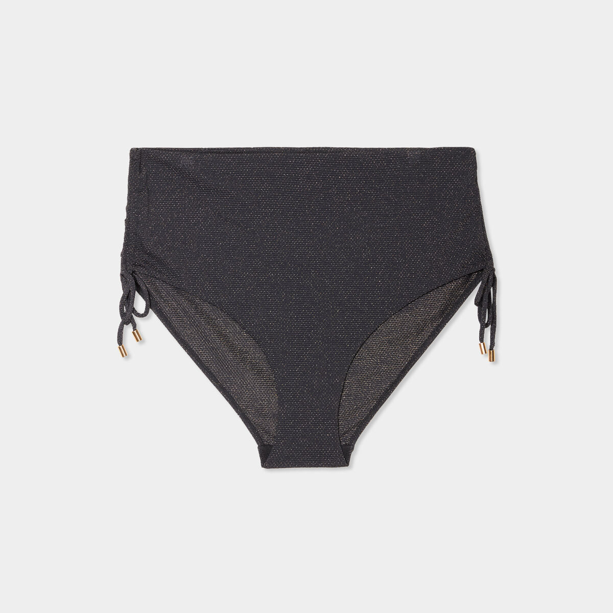 Bas de maillot de bain noir femme grande taille