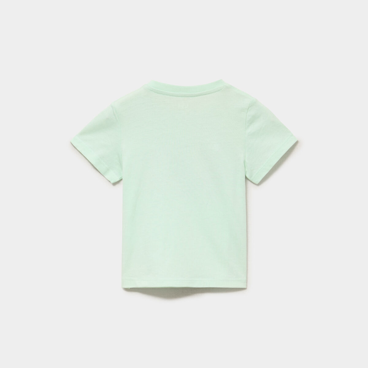 T-shirt manches courtes coton vert anis b&eacute;b&eacute; gar&ccedil;on
