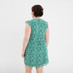 Robe droite sans manches blanc femme grande taille