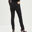 Jeans slim taille haute 5 poches denim noir femme