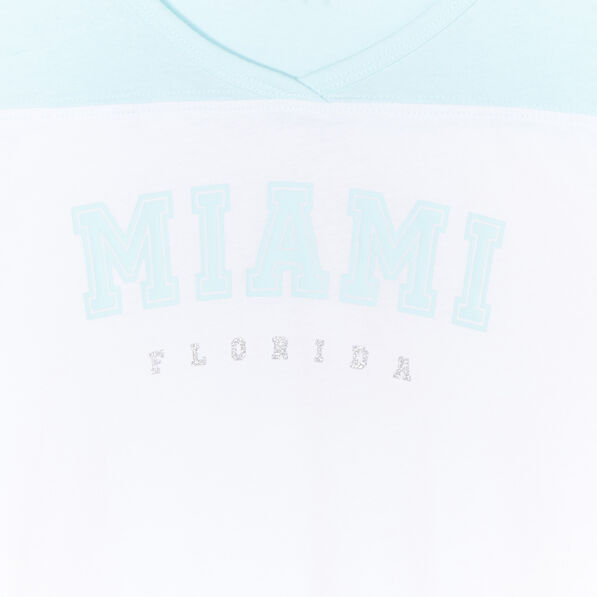 chemise de nuit col en v coton bleu turquoise fille Chemise de nuit col en V coton bleu turquoise fille